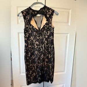 Women’s like new Vince Camuto Dress. Black Lace
